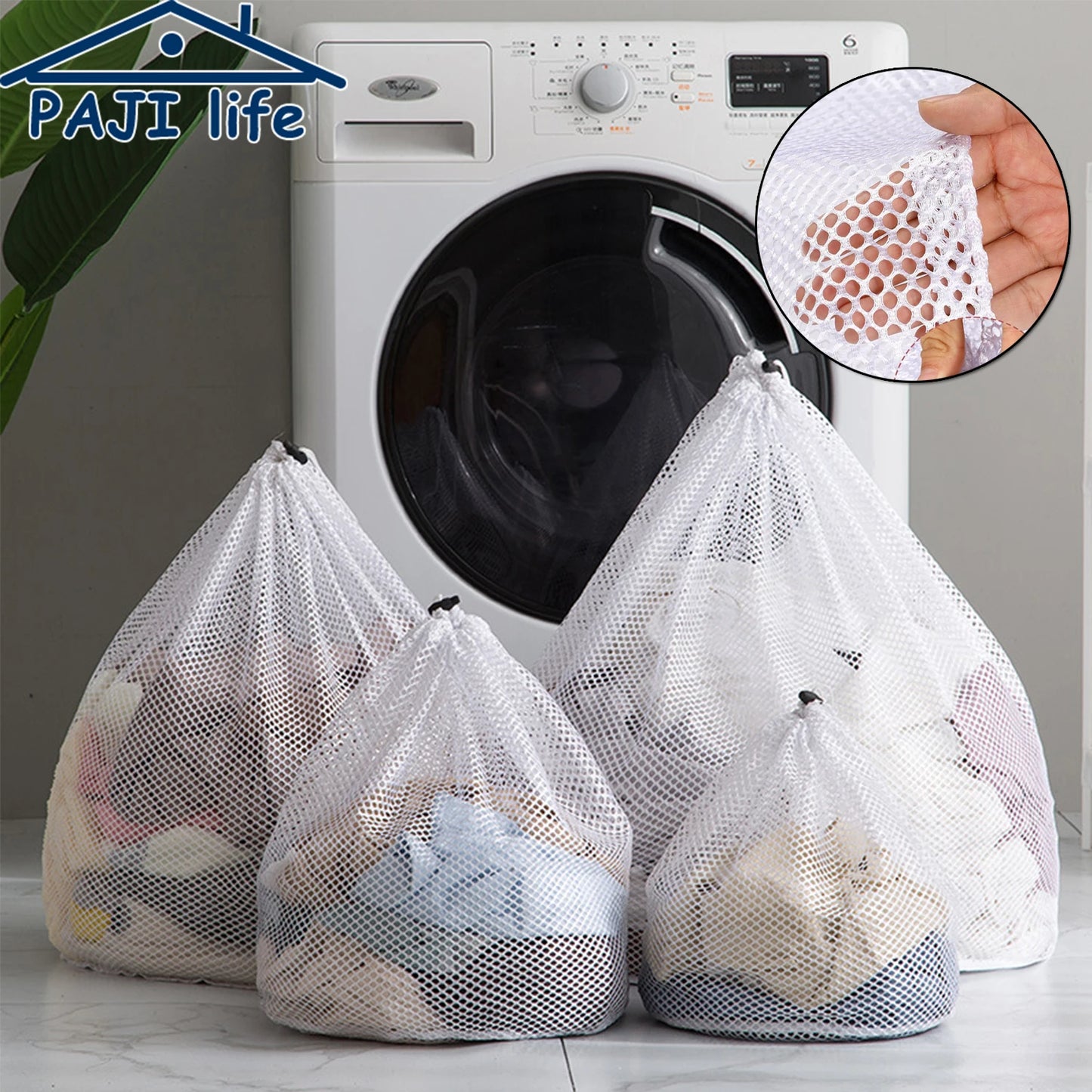 Reusable Mesh Laundry Bags — Protect Socks, Underwear & Delicates in the Wash
