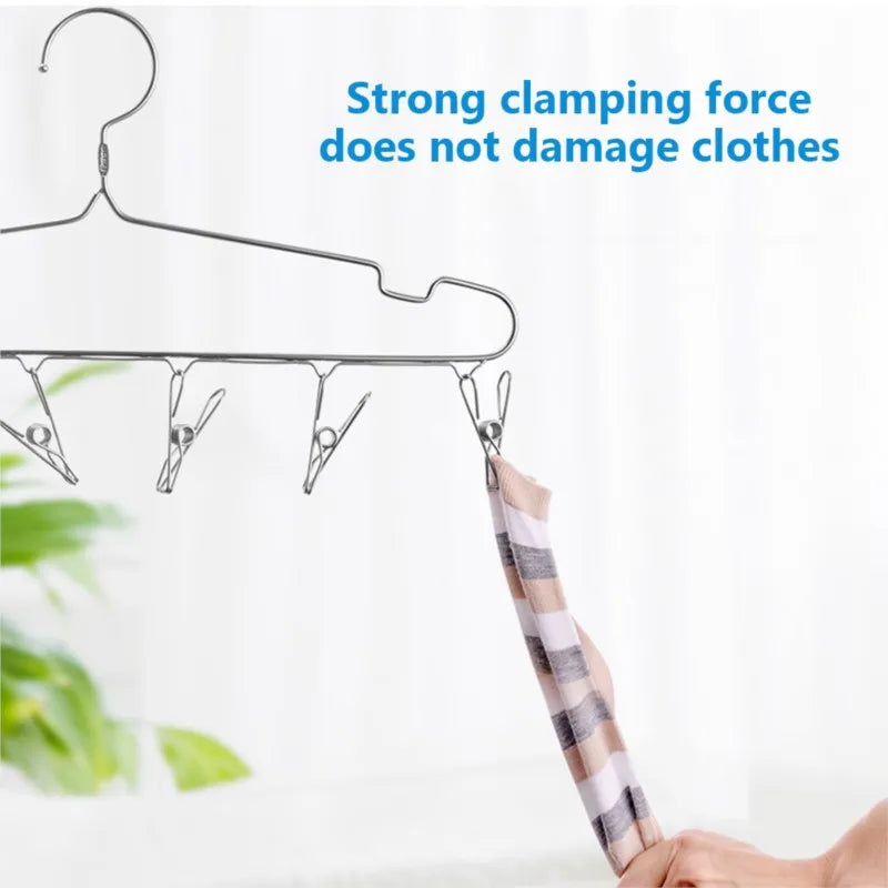 Stainless Steel Clothespins — Rustproof, Sun-Proof Reusable Laundry Clips
