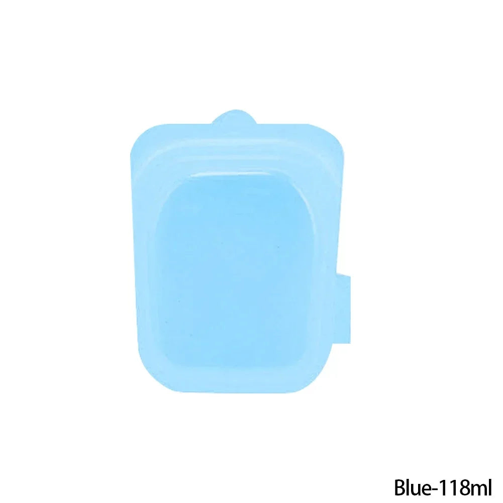 Reusable Silicone Food Storage Bags — Leakproof, Microwave & Freezer Safe