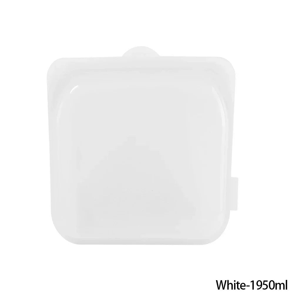 Reusable Silicone Food Storage Bags — Leakproof, Microwave & Freezer Safe